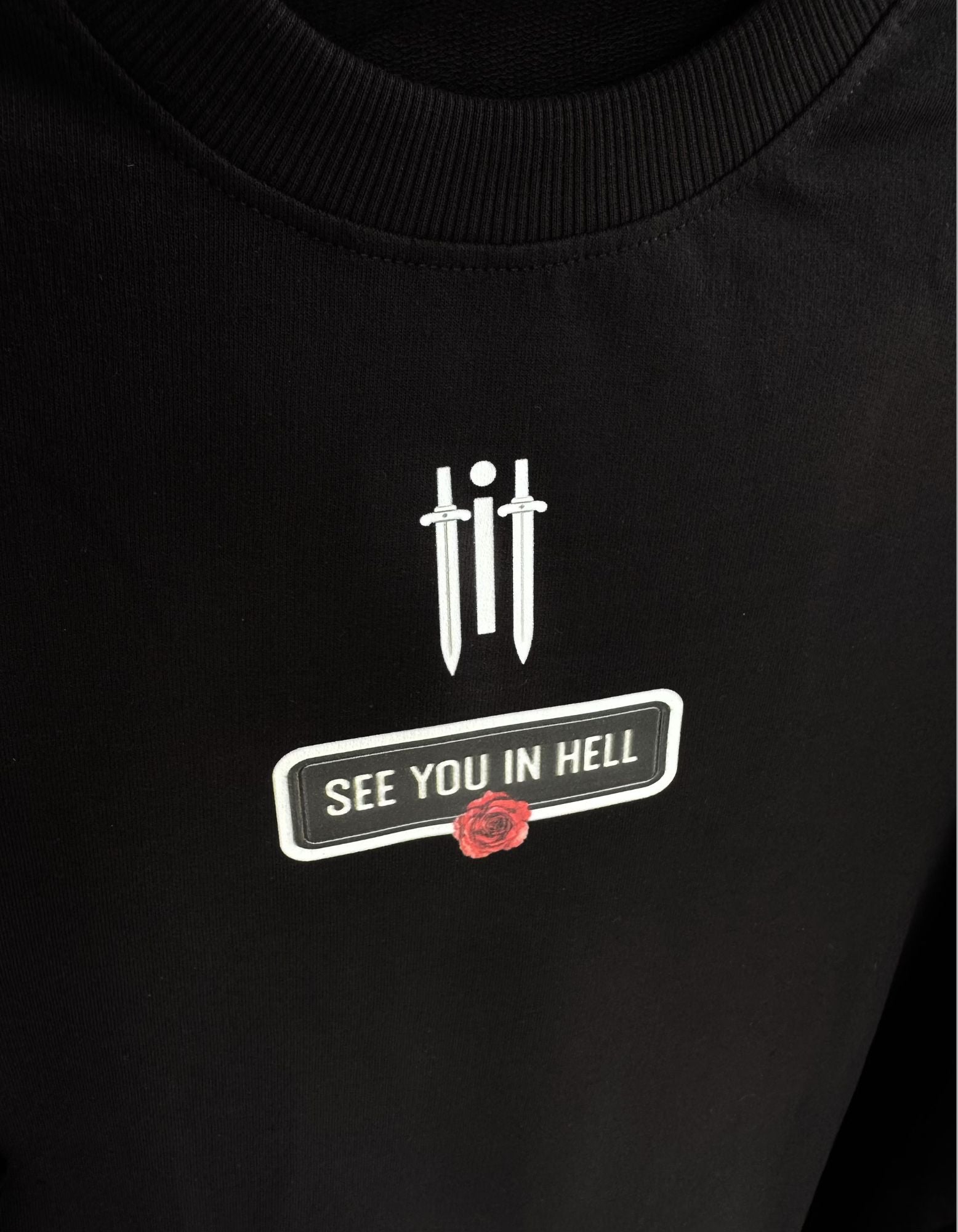 INDEED INDIAN See You In Hell Oversized French Terry T-shirt