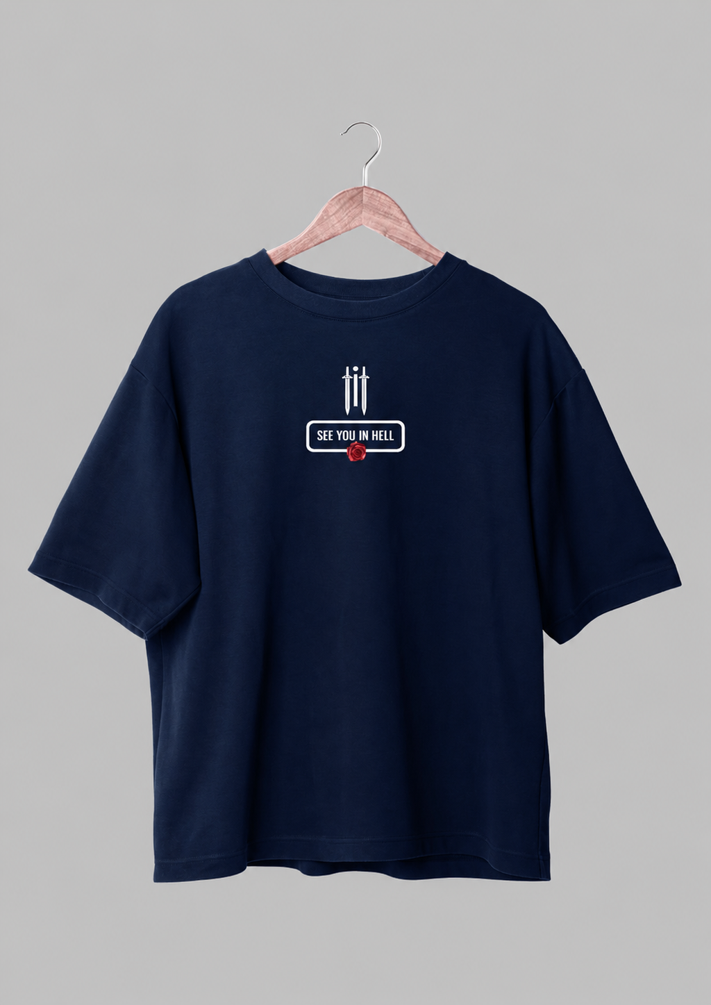 INDEED INDIAN See You In Hell Oversized French Terry T-shirt