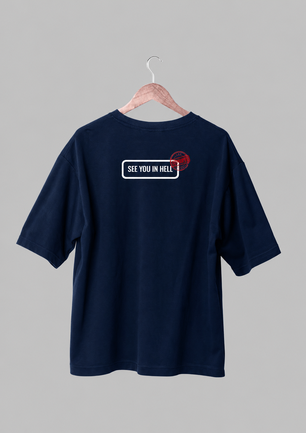 INDEED INDIAN See You In Hell Oversized French Terry T-shirt