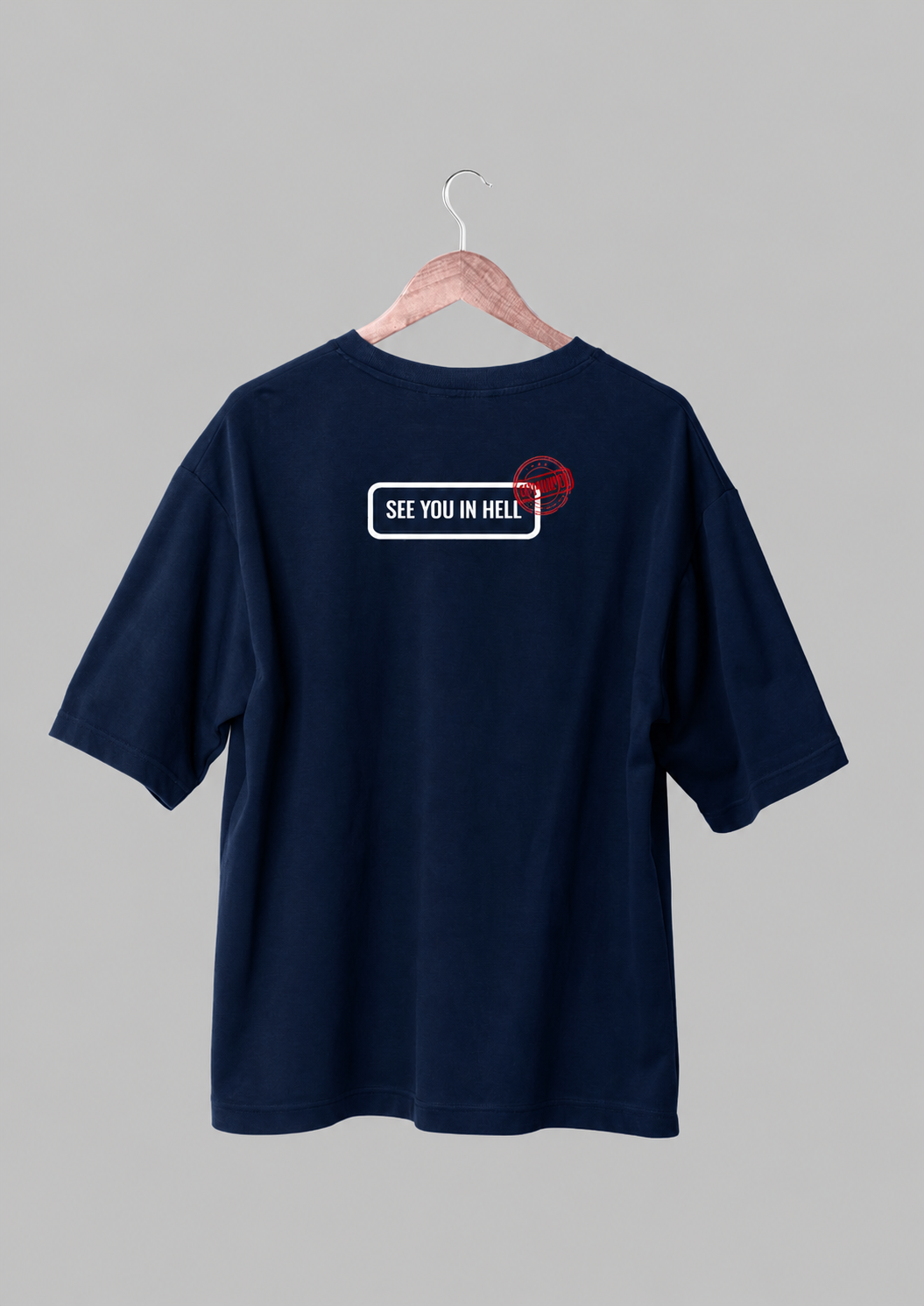 INDEED INDIAN See You In Hell Oversized French Terry T-shirt