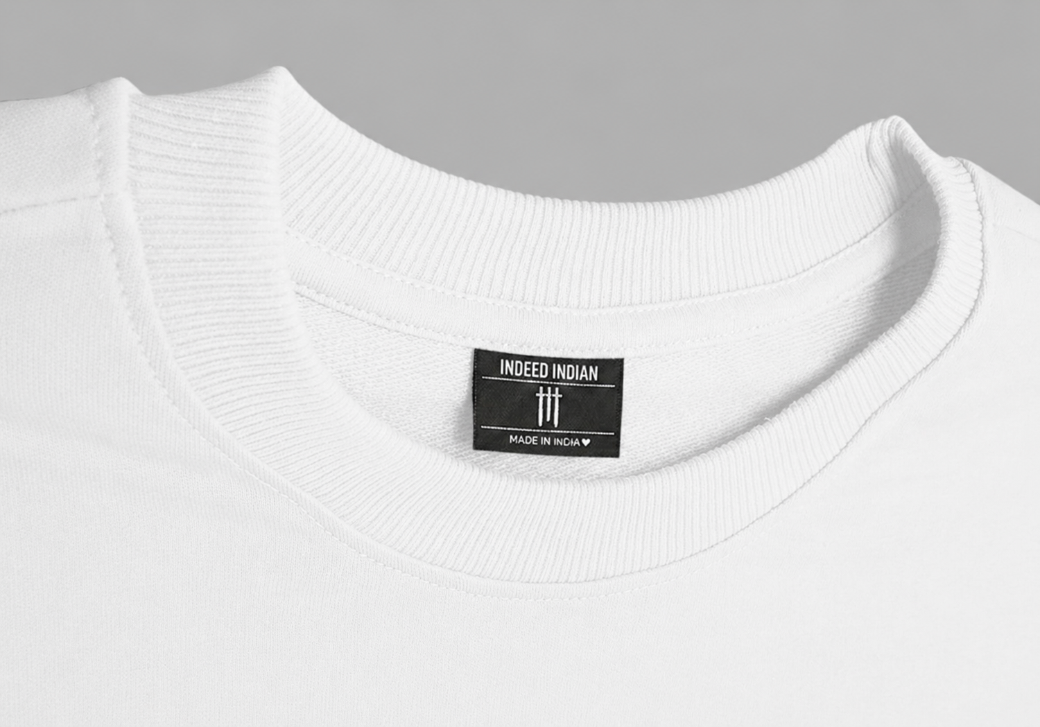 INDEED INDIAN Gun Rose Oversized French Terry T-shirt