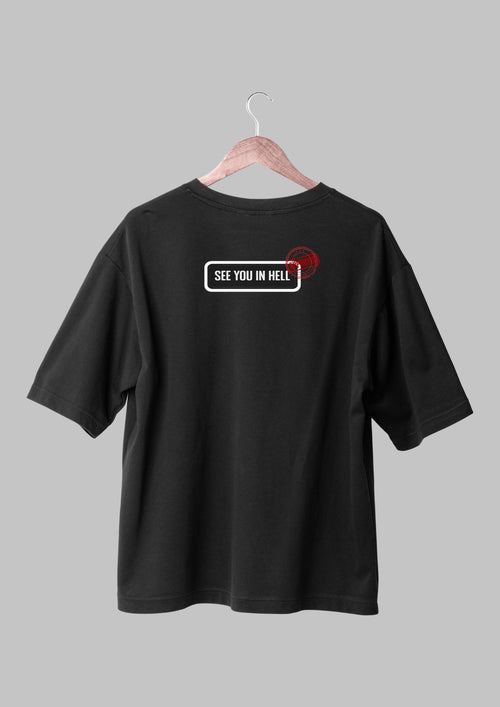 INDEED INDIAN See You In Hell Oversized French Terry T-shirt